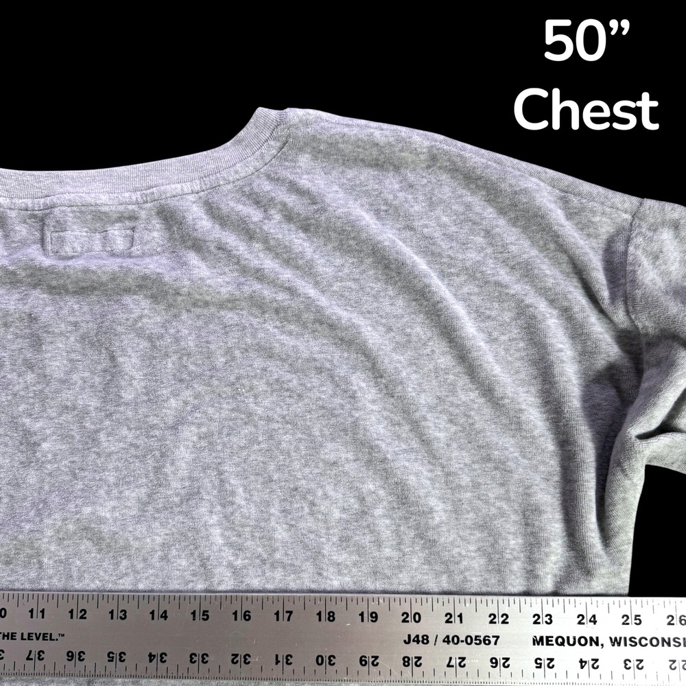 Aeropostale Womens Grey Crewneck Sweatshirt Long Sleeve‎ Pullover XL - Picture 7 of 9